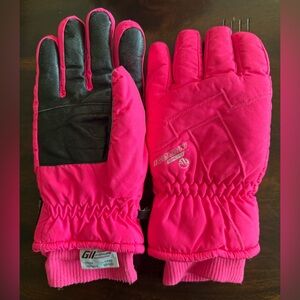 GORE-TEX Pink and Black Insulated Ski Gloves